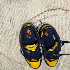 Nike Vibrant Yellow and Blue Sneakers for Everyday Comfort